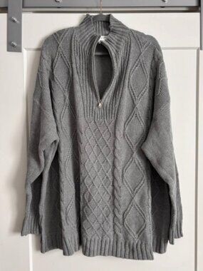 Chic Soul Cable Knit Sweater NWOT 3X